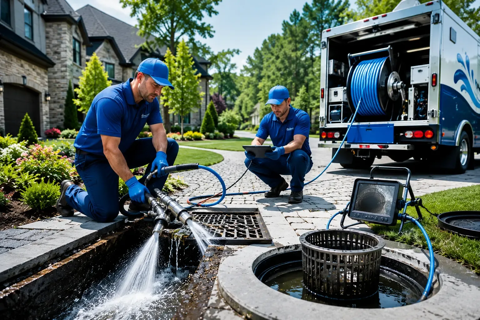 Local outdoor drain cleaning professionals in Easton, ME